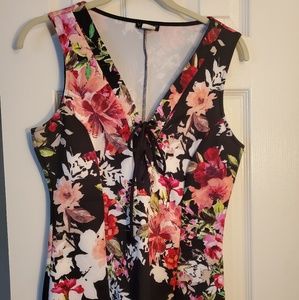 Floral/ Multi Sleeveless Top